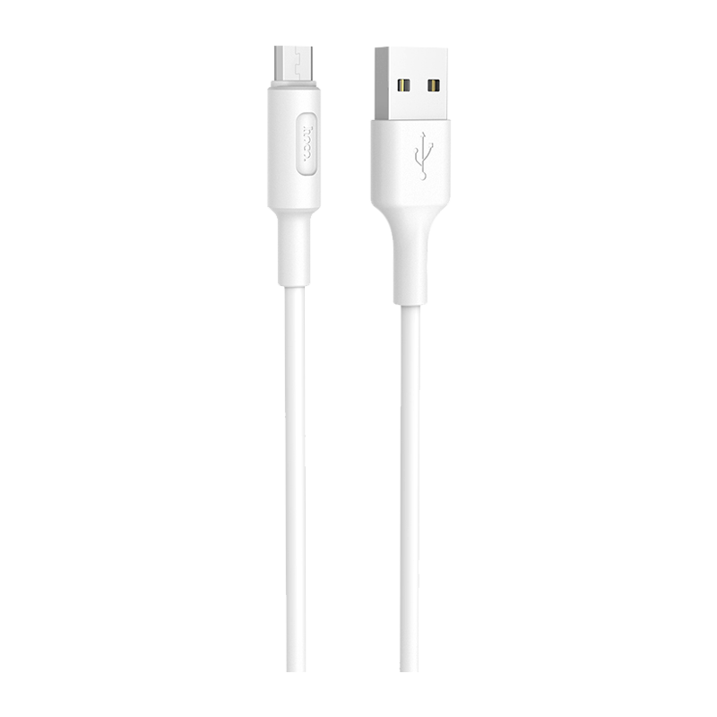 Кабель HOCO X25 USB (m)-microUSB (m) 1.0м 2.0A ПВХ белый (1/30/300)