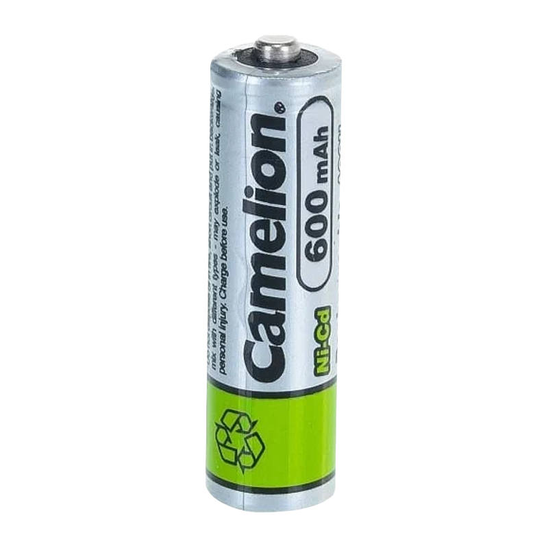 Аккумулятор бытовой Camelion HR6 AA BL2 NI-CD 600mAh (2/24/480)