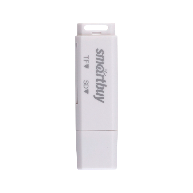 Картридер Smartbuy 715 USB2.0 SD/microSD белый