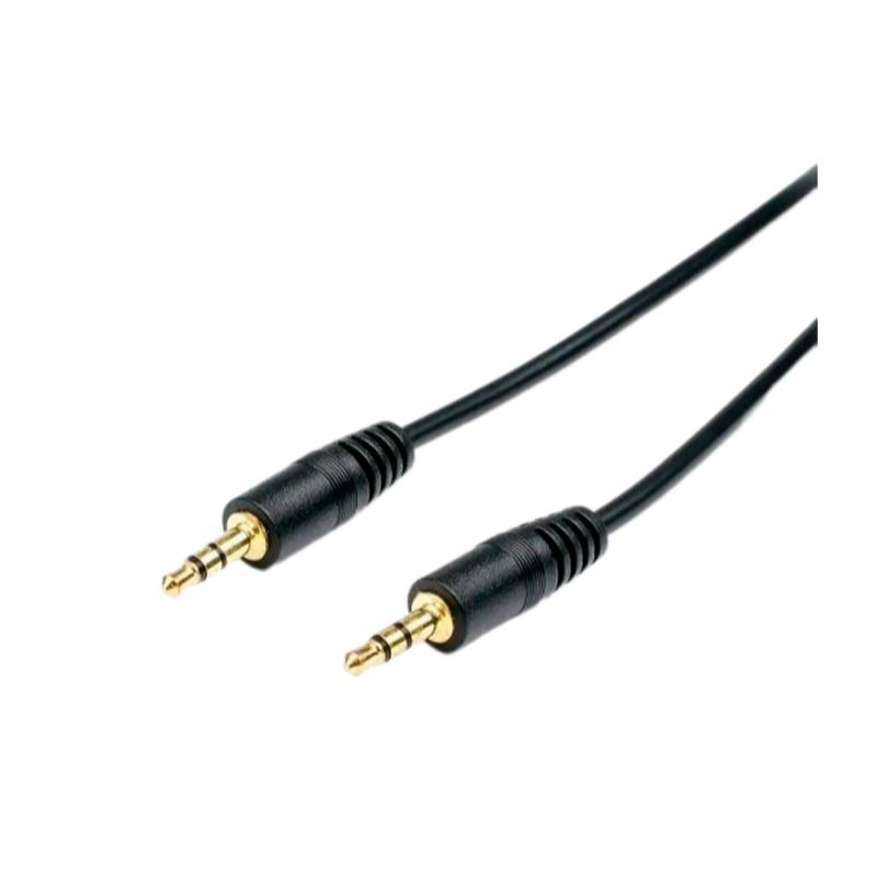 Кабель AUX Atcom Jack 3.5mm (m)-Jack 3.5mm (m) 1.0м силикон черный (1/10/250)