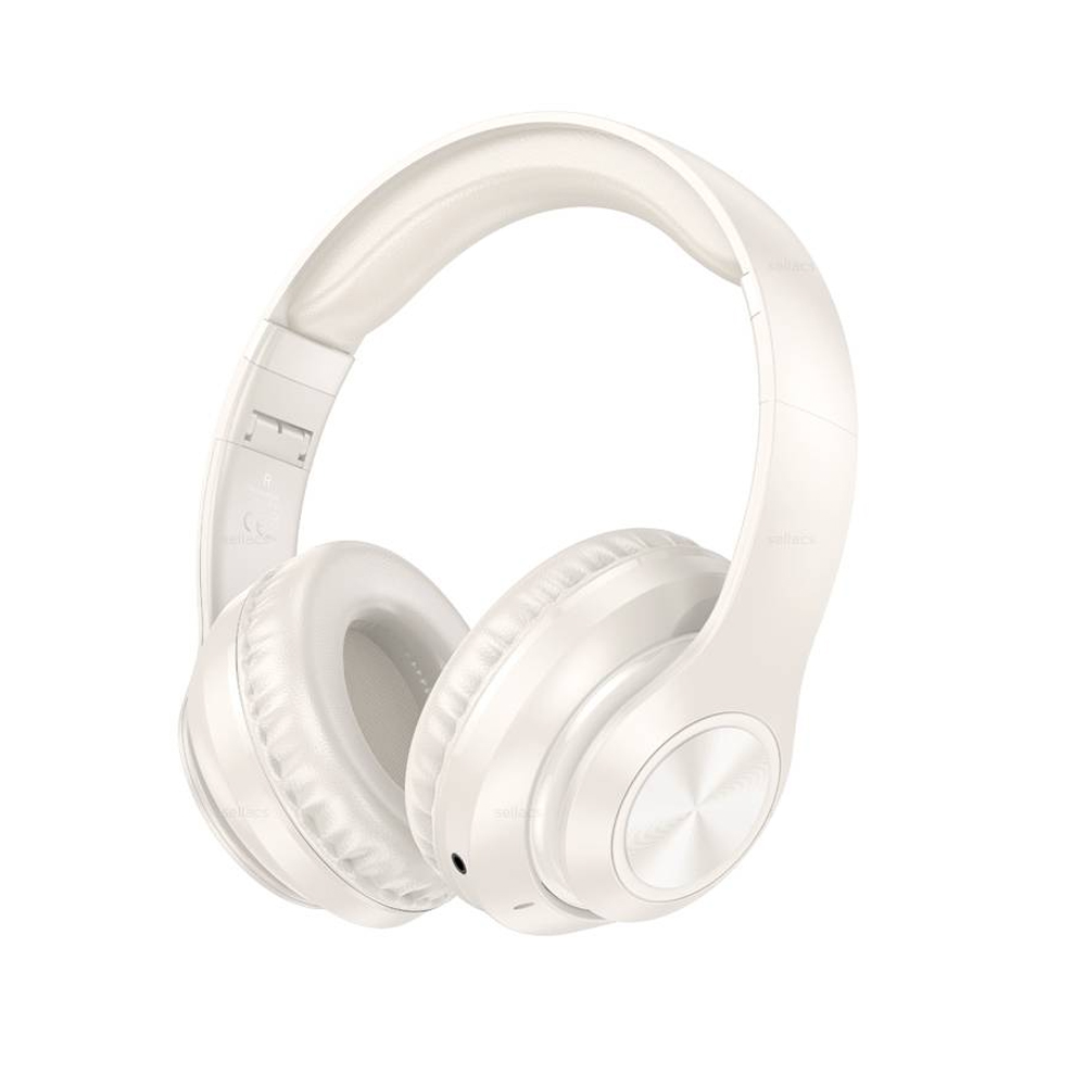 Наушники полноразмерные Borofone BO24 bluetooth 5.3 с микр. белый (1/24)