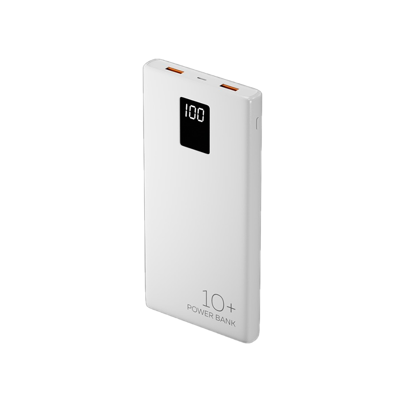 Внешний аккумулятор MORE CHOICE PB32S-10 Smart 10000mAh 3.0A 3USB/Type-C QC3.0 белый