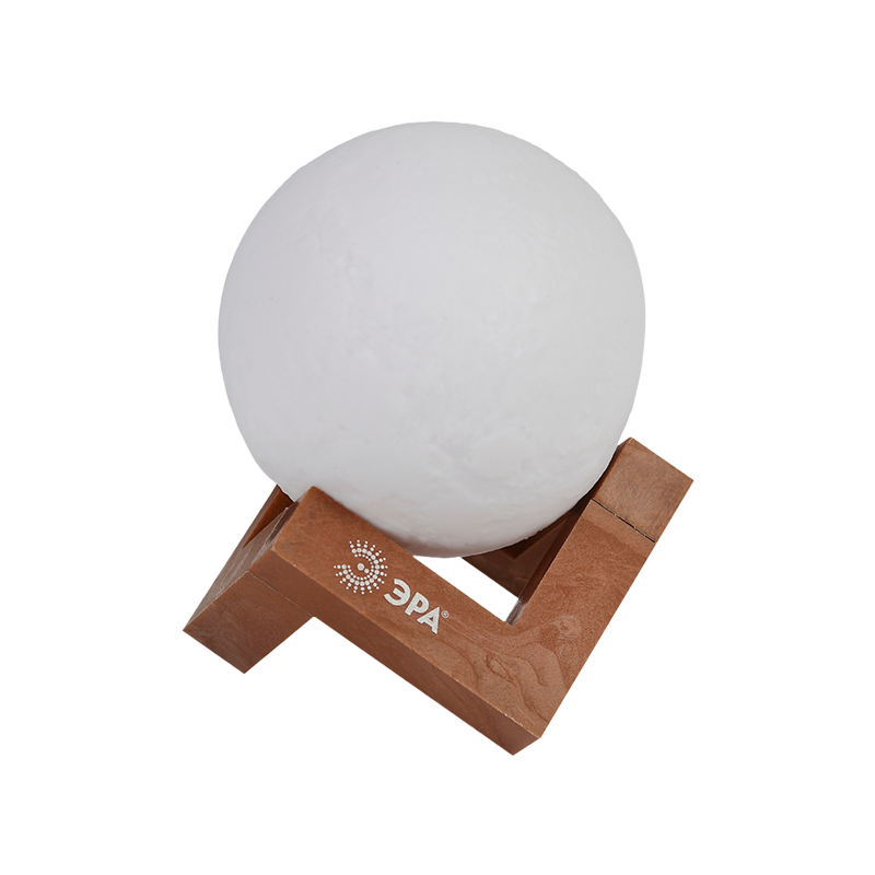 Ночник ЭРА NLED-490 1LED 1W 220V на основании рег.ярк./цвета белый (1/12)
