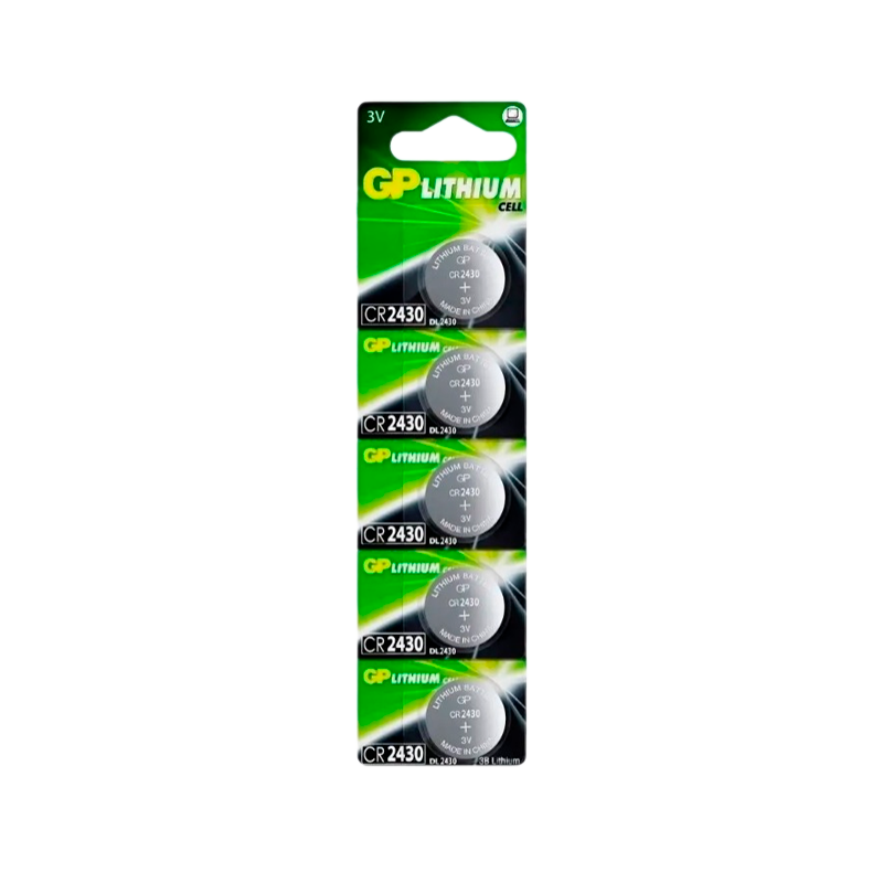 Батарейка GP CR2430 BL5 Lithium 3V (5/100/2000) R