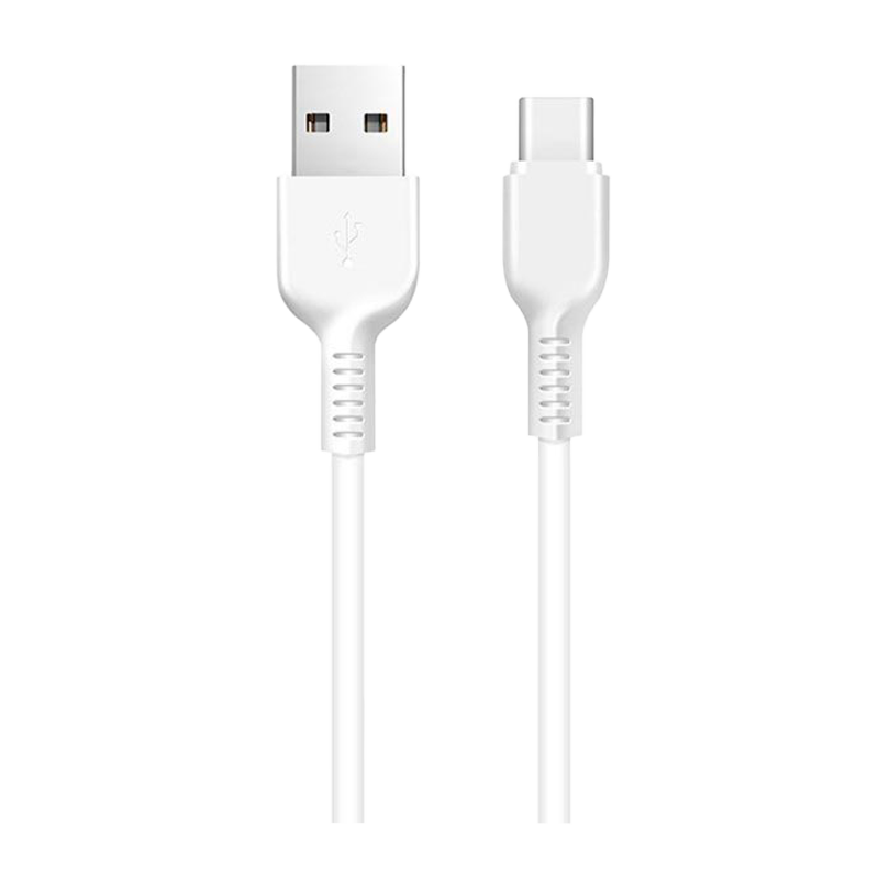 Кабель HOCO X20 USB (m)-Type-C (m) 1.0м 3.0A ПВХ белый (1/30/300)