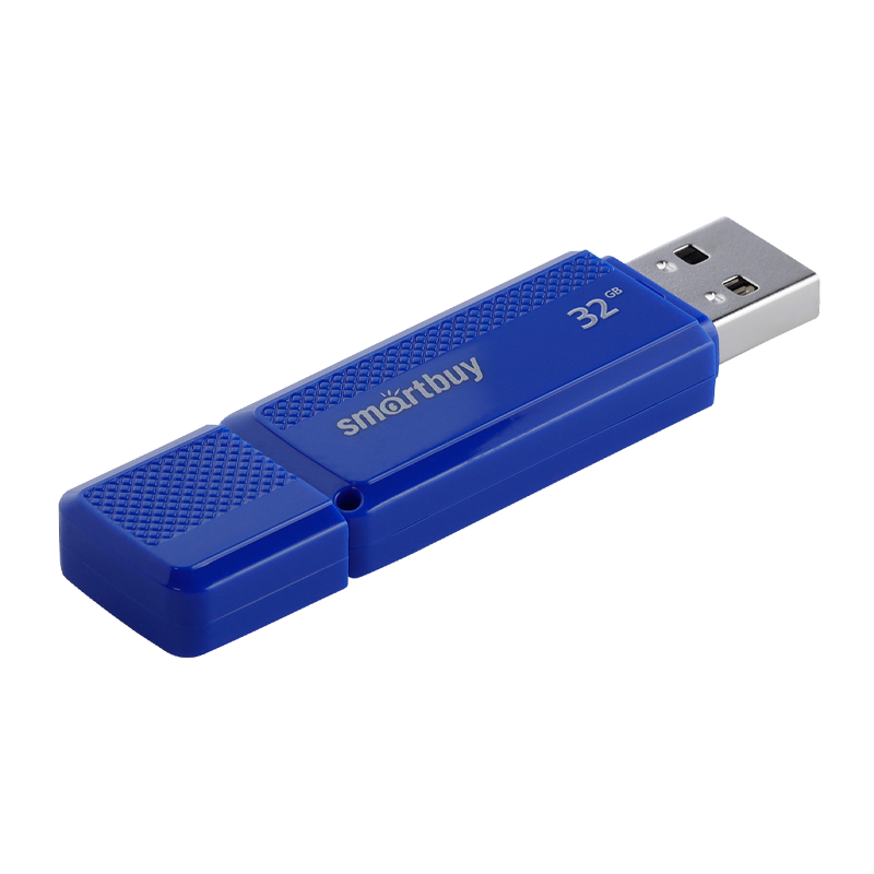 Флеш-накопитель Smartbuy Dock 32GB USB2.0 пластик синий
