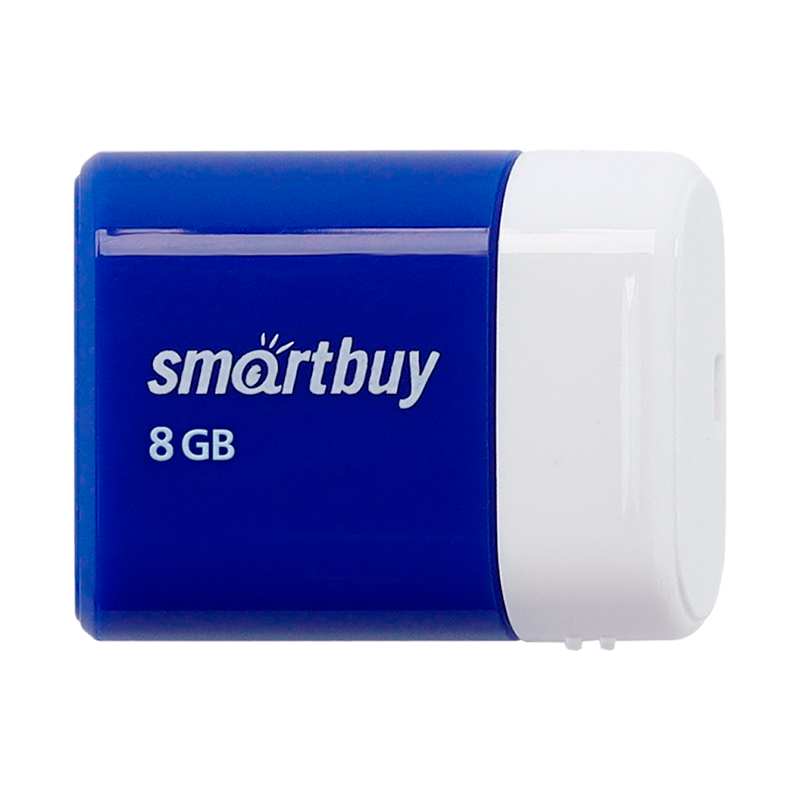 Флеш-накопитель Smartbuy Lara 8GB USB2.0 пластик синий