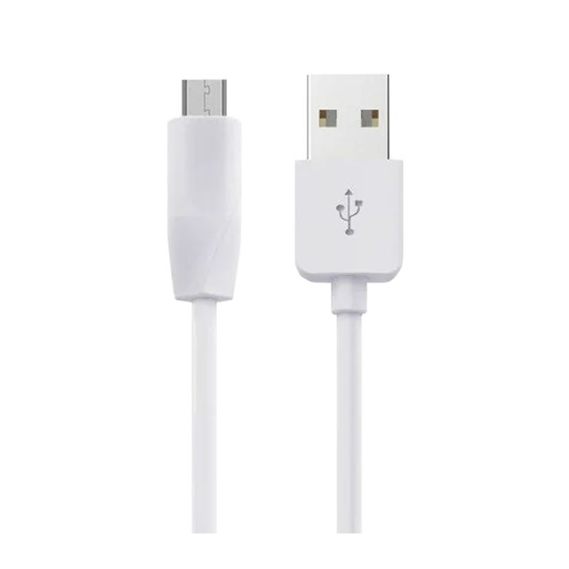 Кабель HOCO X1 USB (m)-microUSB (m) 2.0м 2.4A ПВХ белый (1/30/300)
