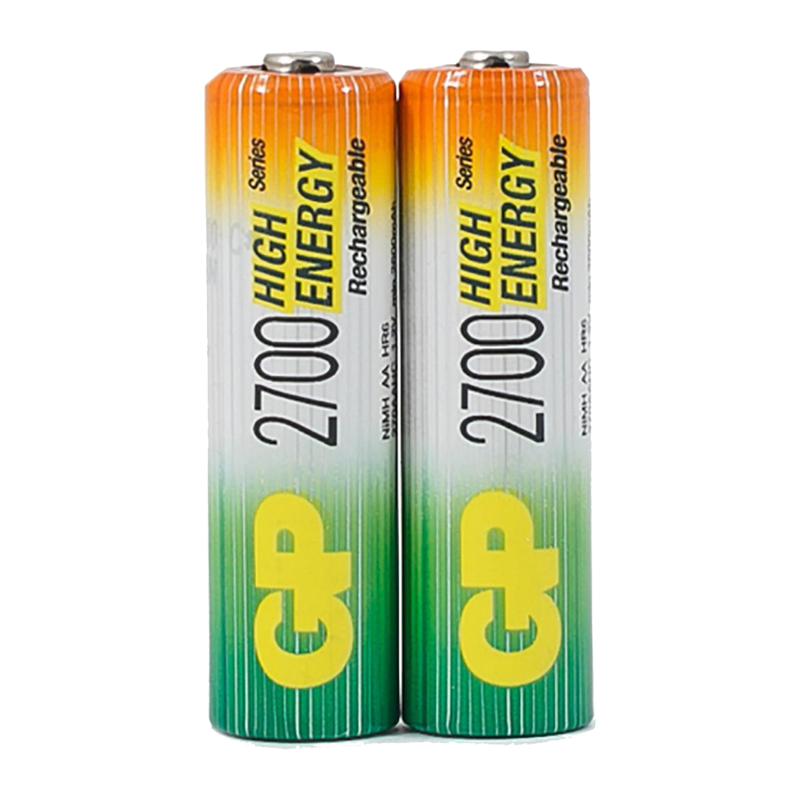 Аккумулятор бытовой GP HR6 AA BL2 NI-MH 2700mAh в пластиковой упаковке (2/20/200)
