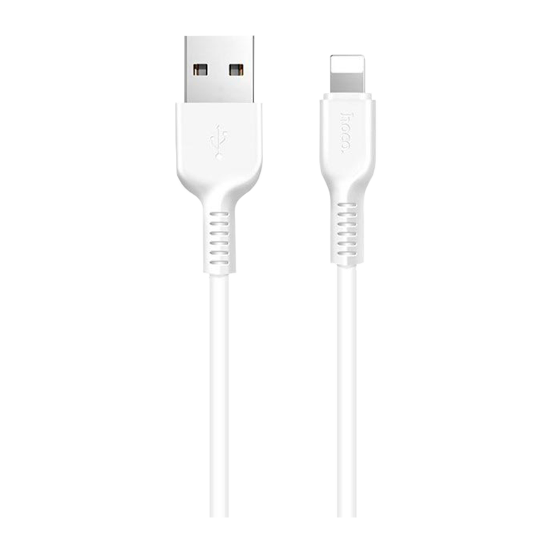 Кабель HOCO X20 USB (m)-Lightning (m) 3.0м 2.0A ПВХ белый (1/30/300)
