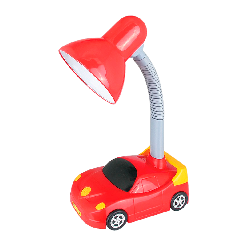 Светильник настольный Camelion KD-383 40W 230V E27 на основании красный (1/12)