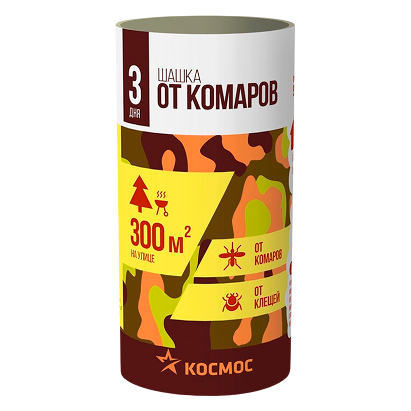*Дымовая шашка Космос от насекомых 300м2 80 гр