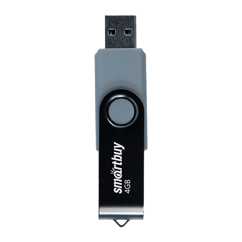 Флеш-накопитель Smartbuy Twist 4GB USB2.0 пластик черный