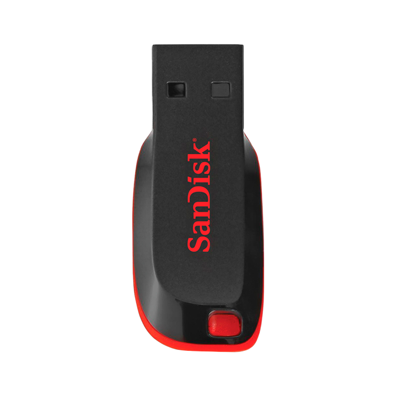 Флеш-накопитель SanDisk Cruzer Fit CZ33 16GB USB2.0 пластик с колпачком черный