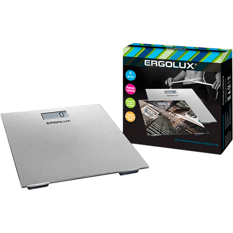 Весы напольные Ergolux ELX-SB02-C03 электронные 180кг (1/8)