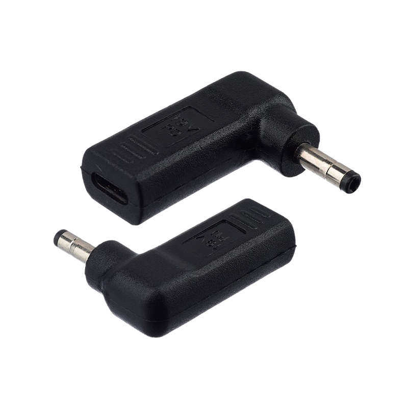 Адаптер GoPower Type-C (m)-4.0x1.7mm (m) черный