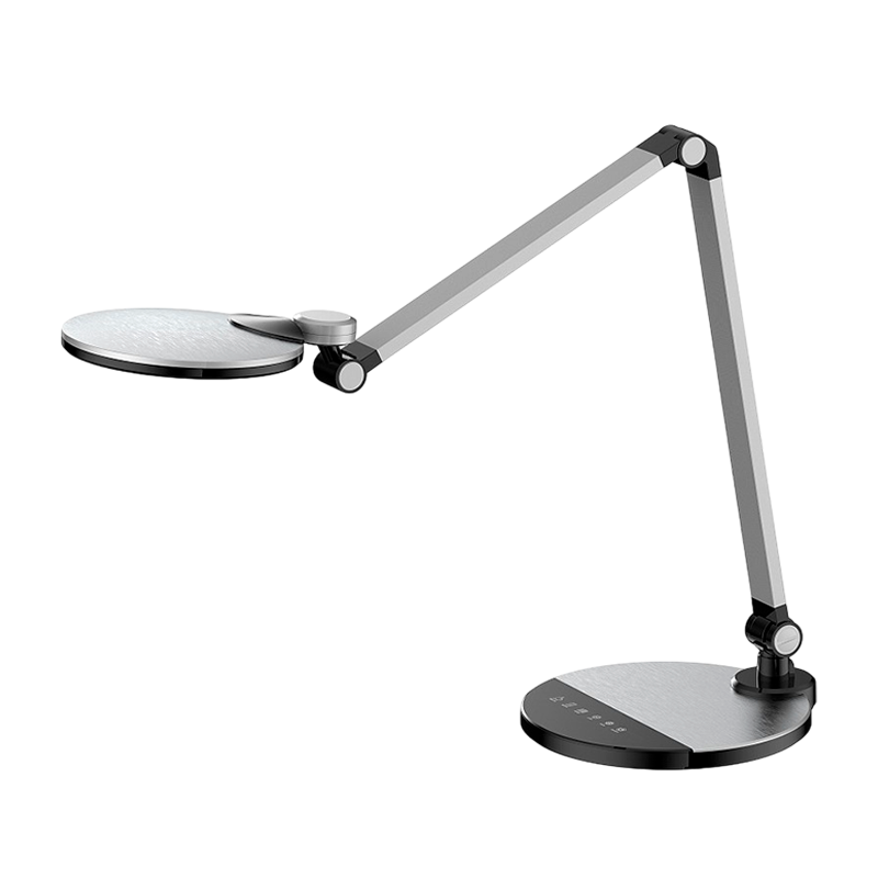 Светильник настольный Camelion KD-865 10W IP20 на основании сенс. серебряный (1/6)