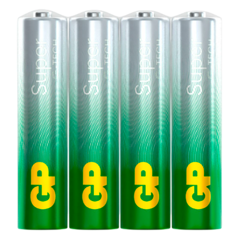 Батарейка GP Super G-Tech LR03 AAA Shrink 4 Alkaline 1.5V (4/96/384) R