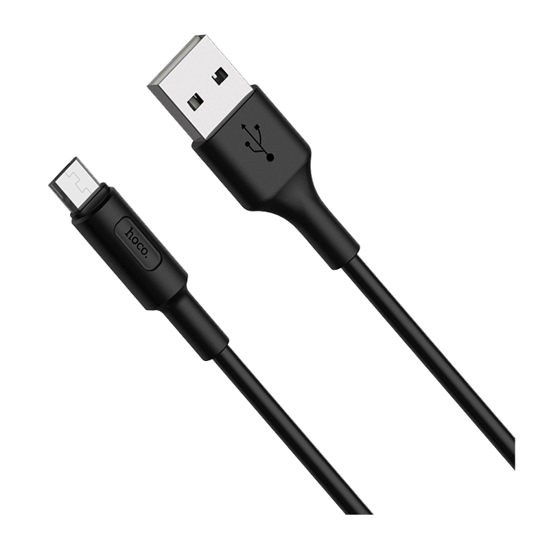 Кабель HOCO X25 USB (m)-microUSB (m) 1.0м 2.0A ПВХ черный (1/30/300)