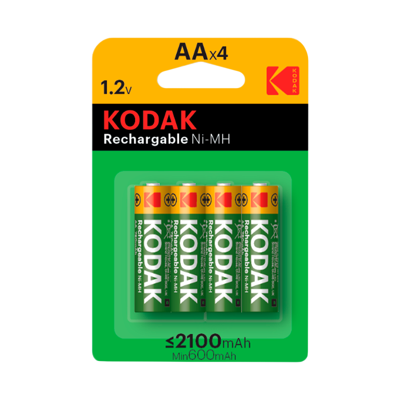 Аккумулятор предзаряженный RTU Kodak HR6 AA BL4 NI-MH 2100mAh (4/80/640/19200)