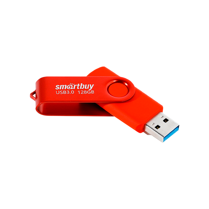 Флеш-накопитель Smartbuy Twist 128GB USB3.0 пластик красный