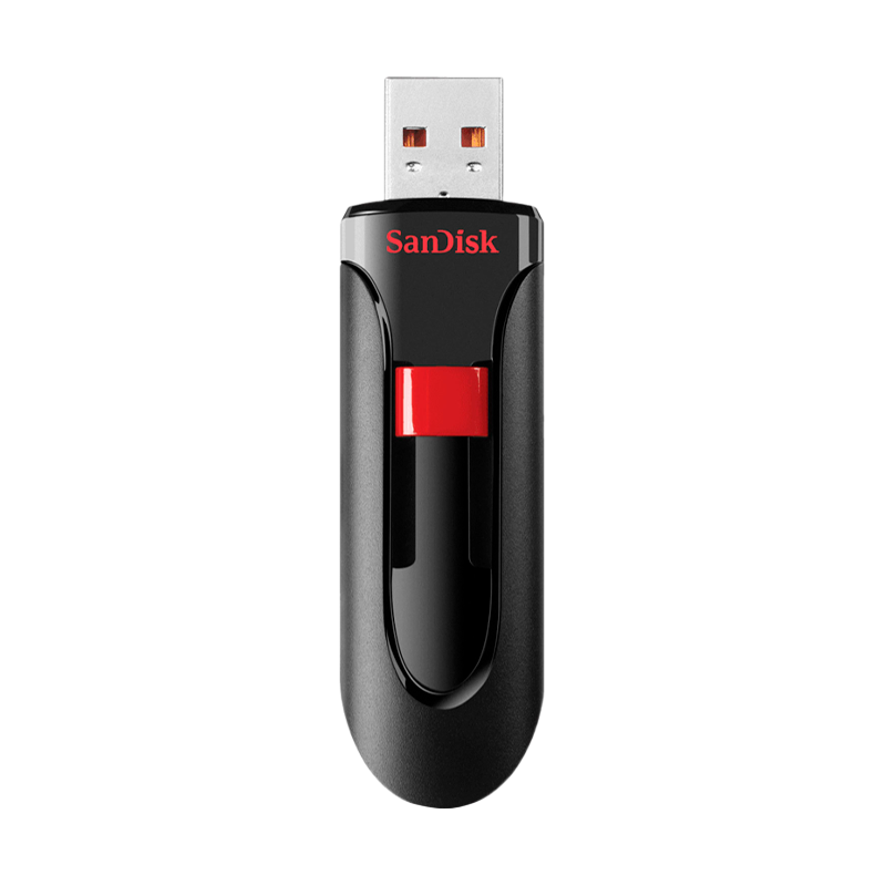 Флеш-накопитель SanDisk Cruzer Glide CZ60 64GB USB2.0 пластик черный