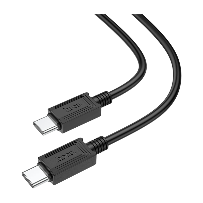 Кабель HOCO X73 Type-C (m)-Type-C (m) 1.0м 3.0A 60W ПВХ черный (1/31/310)