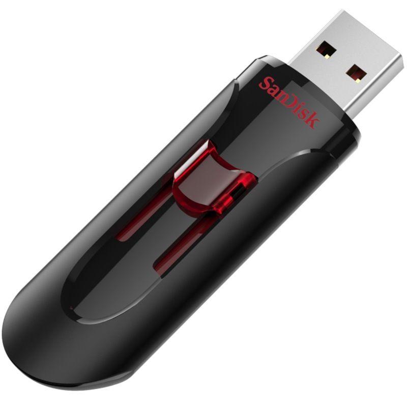 Флеш-накопитель SanDisk Cruzer Glide CZ600 64GB USB3.0 пластик черный