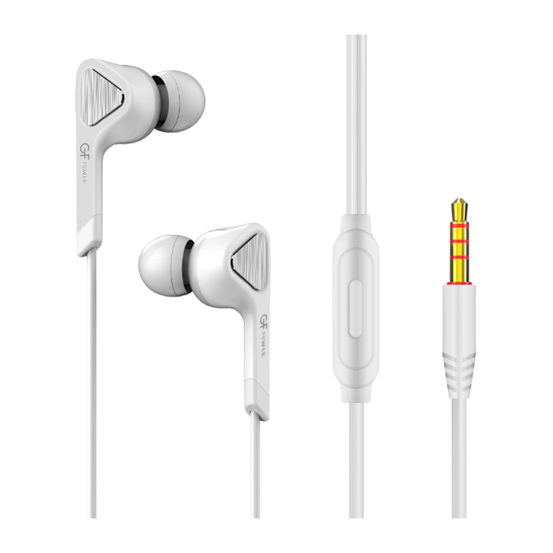 Наушники внутриканальные GFPower S04 с микр. белый