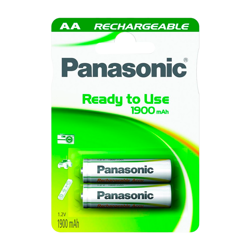 Аккумулятор предзаряженный RTU Panasonic HR6 AA BL2 NI-MH 1900mAh