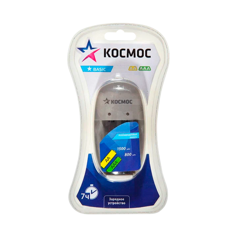 З/У для аккумуляторов Космос 519 AA/AAA 2 слота (1/10/40)