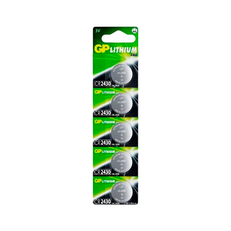 Батарейка GP CR2430 BL5 Lithium 3V (5/100/2000)
