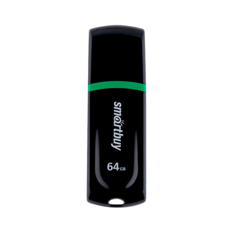 Флеш-накопитель Smartbuy Paean 64GB USB2.0 пластик черный