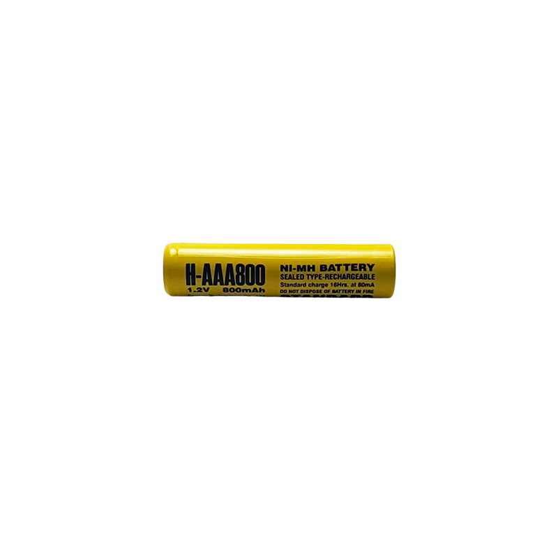 Аккумулятор ET H-AAA800 10.5*43.0, 1.2В, 800мАч, Ni-MH (1/50/1000)