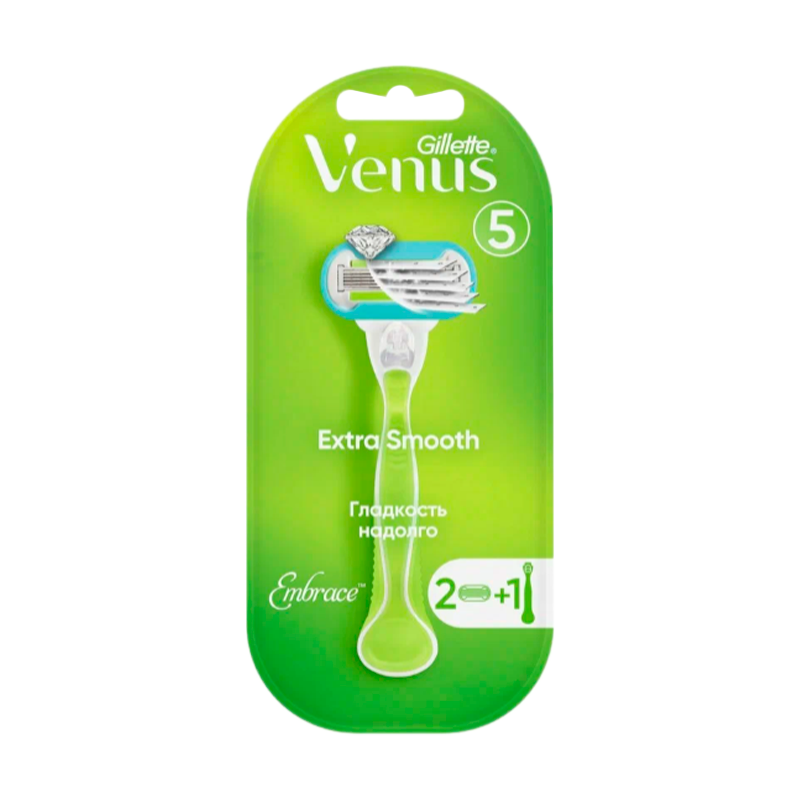Бритва Gillette VENUS Embrace 5 лезвий 2 кассеты (1/5)