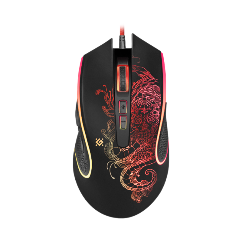 Мышь проводная Defender GM-640L Venom игровая USB черный (1/40)