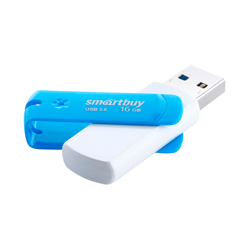 Флеш-накопитель Smartbuy Crown 16GB USB3.0 пластик голубой