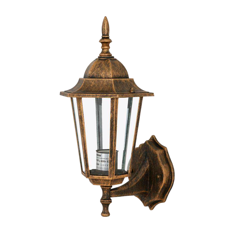 Светильник садово-парковый Camelion 4101 60W 230V E27 IP44 настенный бронзовый (1/10)