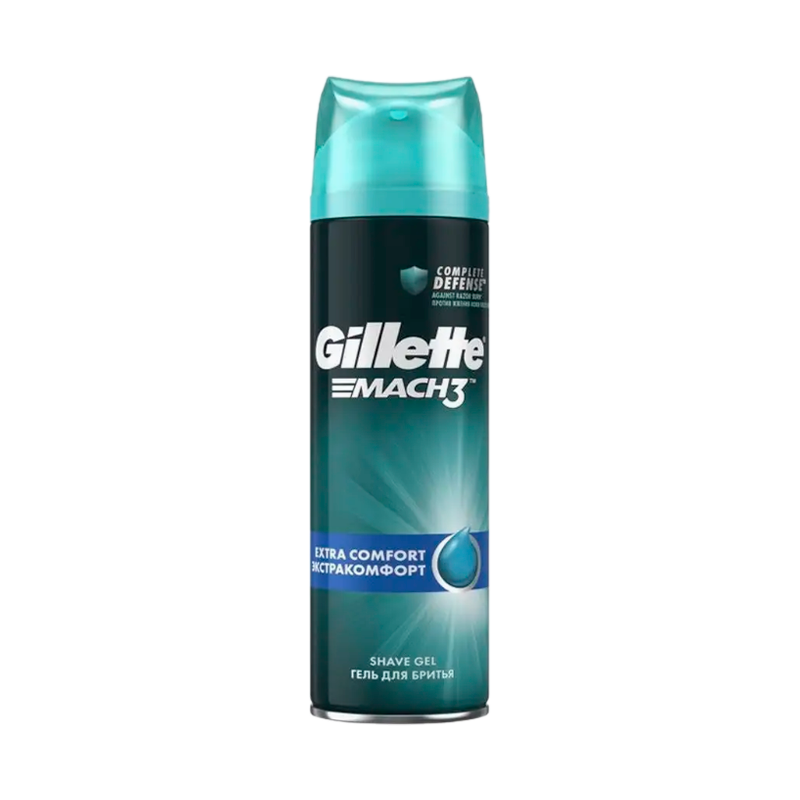 Гель для бритья Gillette MACH3 Extra Comfort 200мл (1/6)
