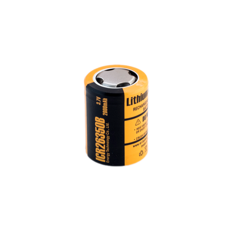 Аккумулятор ET ICR26350B 26.0*35.0, 2000mAh, Li-Ion (1/200)