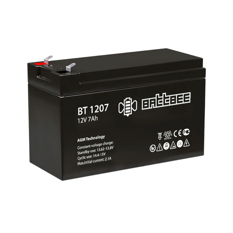 Аккумулятор свинцово-кислотный Battbee BT 1207 12V 7Ah