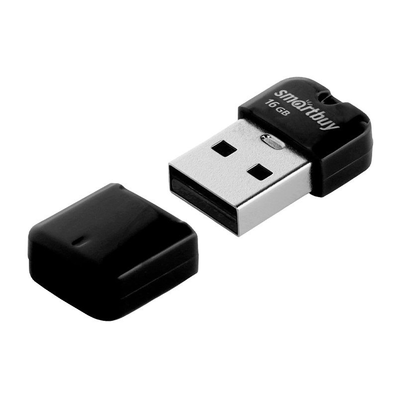 Флеш-накопитель Smartbuy ART 16GB USB2.0 пластик черный