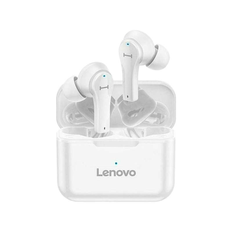 Наушники внутриканальные Lenovo QT82 bluetooth 5.0 с микр. белый