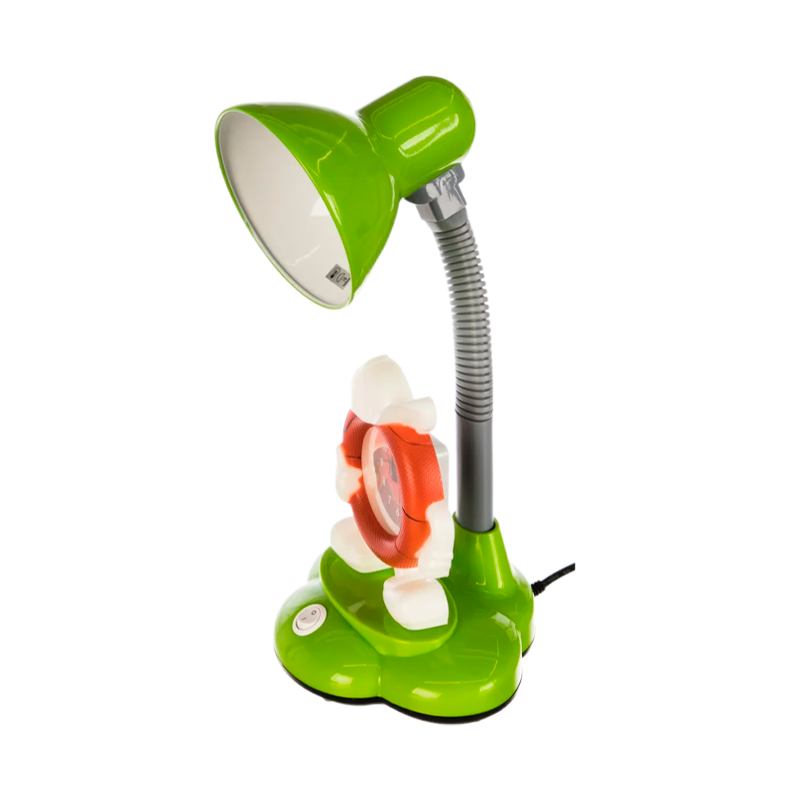 Светильник настольный Camelion KD-388 40W 230V E27 на основании зеленый (1/16)