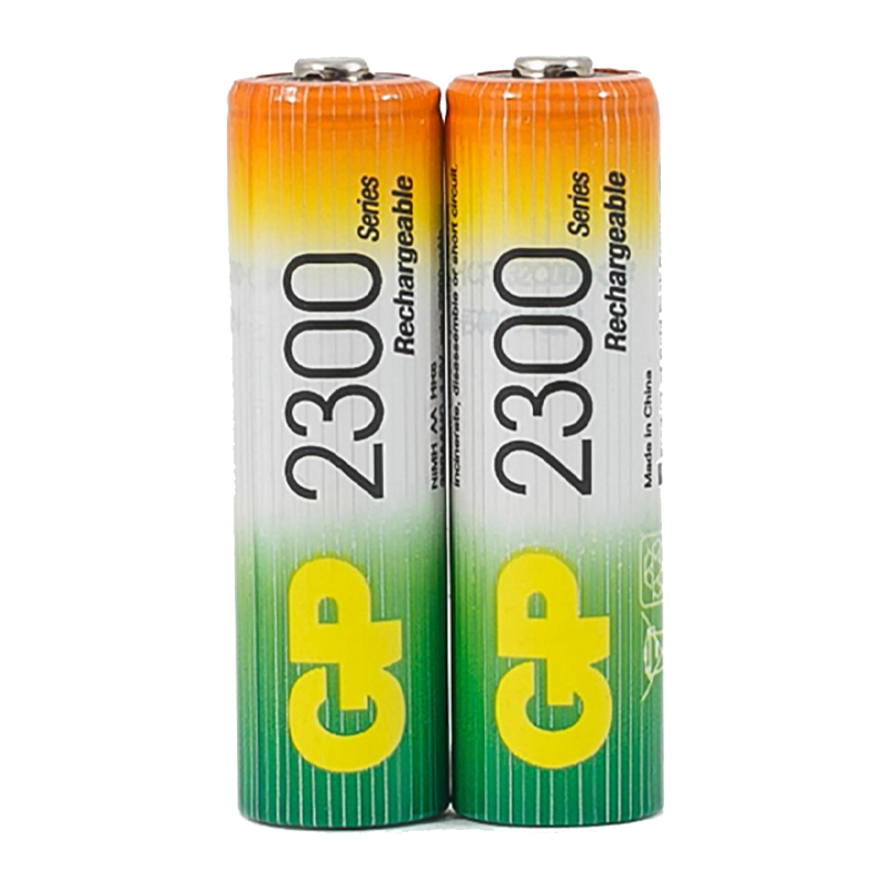 Аккумулятор бытовой GP HR6 AA BL2 NI-MH 2300mAh в пластиковой упаковке (2/20/200)