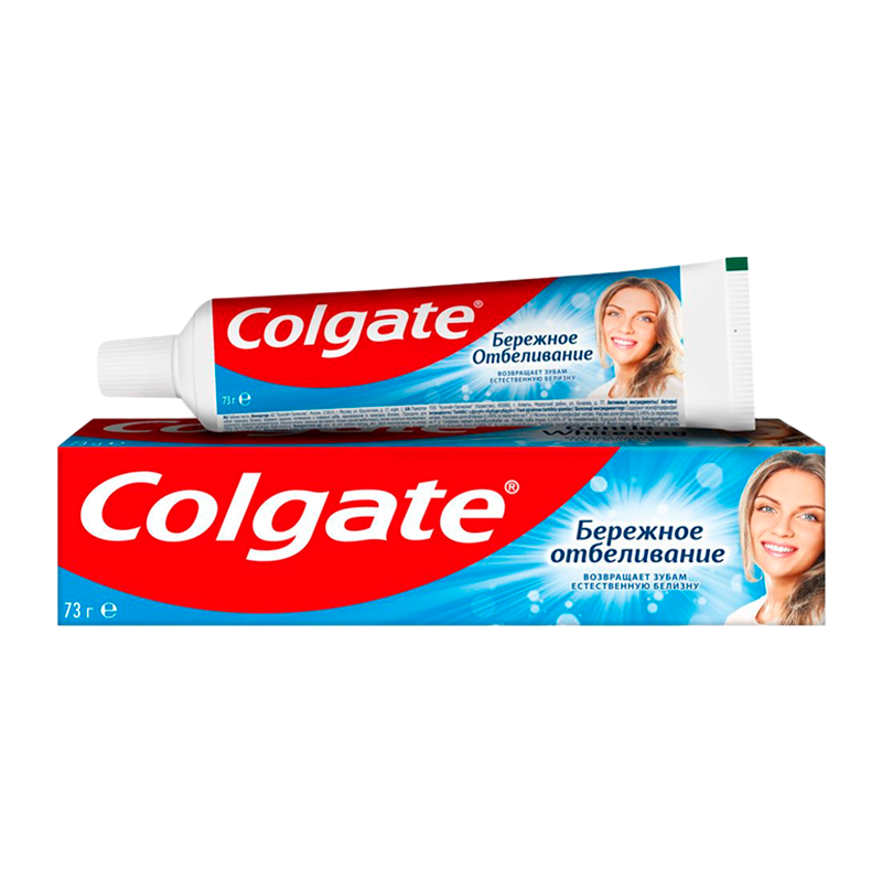 Зубная паста COLGATE Бережное Отбеливание 50мл (1/48)