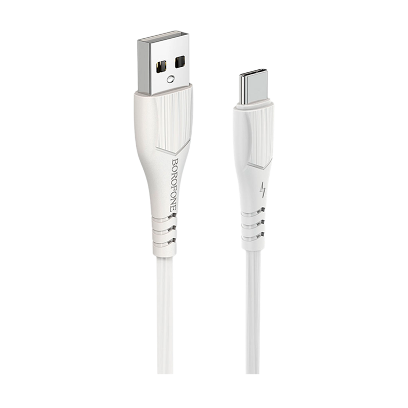 Кабель Borofone BX37 USB (m)-Type-C (m) 1.0м 3.0A ПВХ белый (1/360)