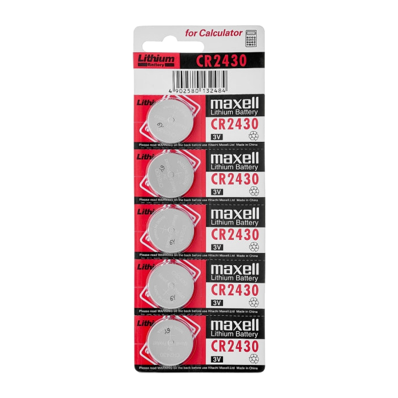 Батарейка Maxell CR2430 BL5 Lithium 3V (5/50/2000)