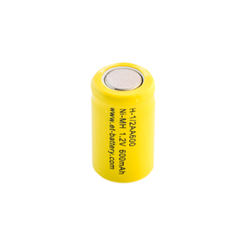 Аккумулятор ET H-1/2AA600 14.5*25.0, 1.2В, 600мАч, Ni-MH (1/20/1000)