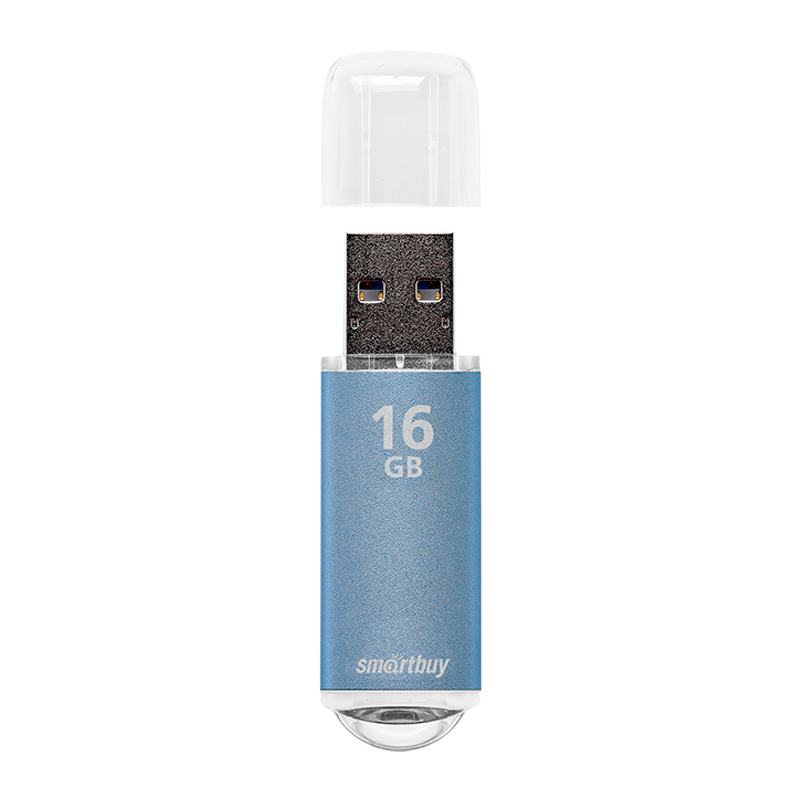 Флеш-накопитель Smartbuy V-Cut 16GB USB2.0 пластик синий